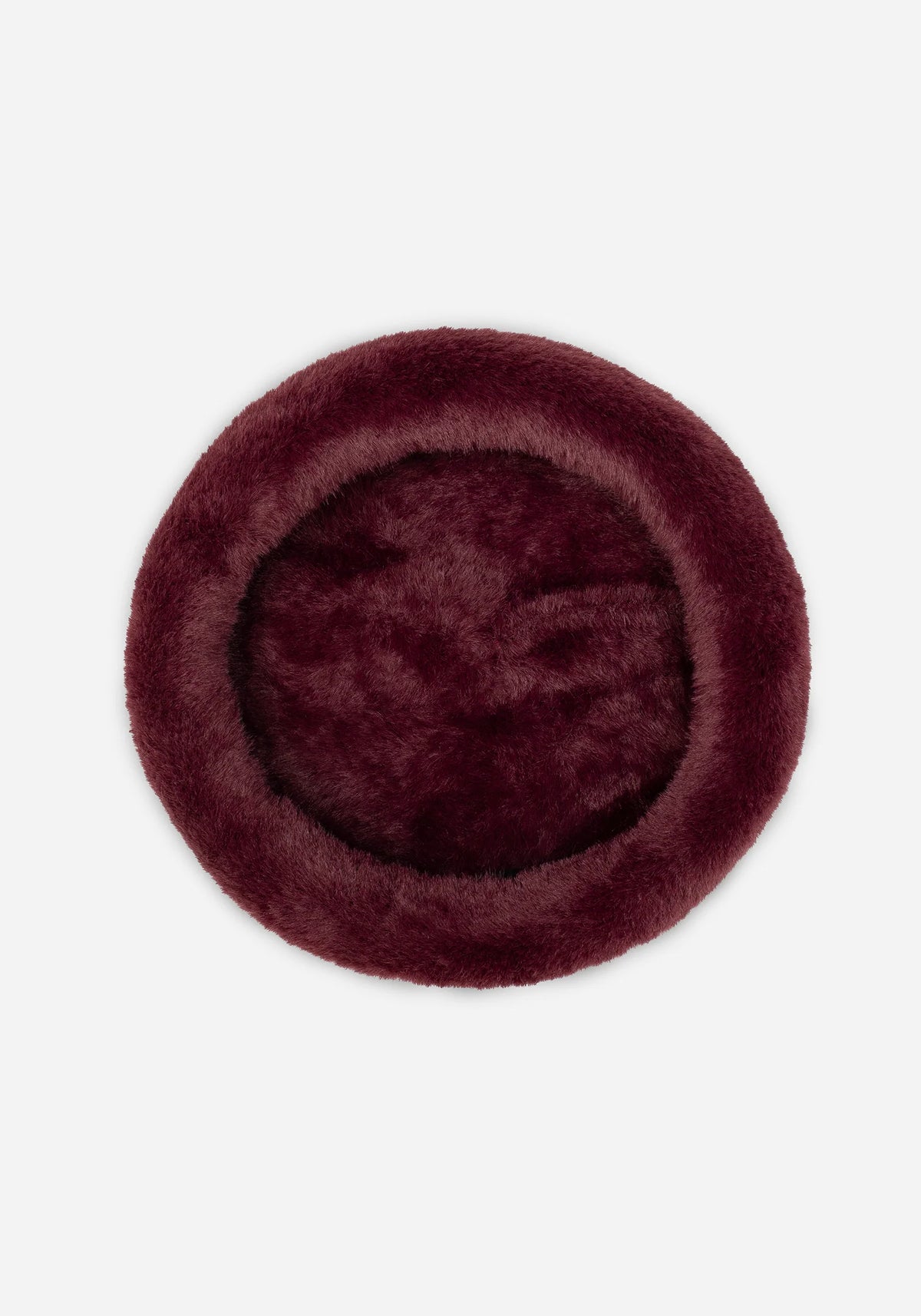 Vista interior de la boina Stella Heart Brooch Beret de Disturbia con textura suave