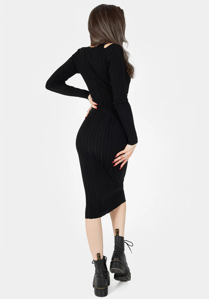 Vestido Midi Negro