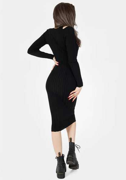 Vestido Midi Negro