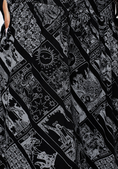 Vestido Mini  de Cartas de Tarot