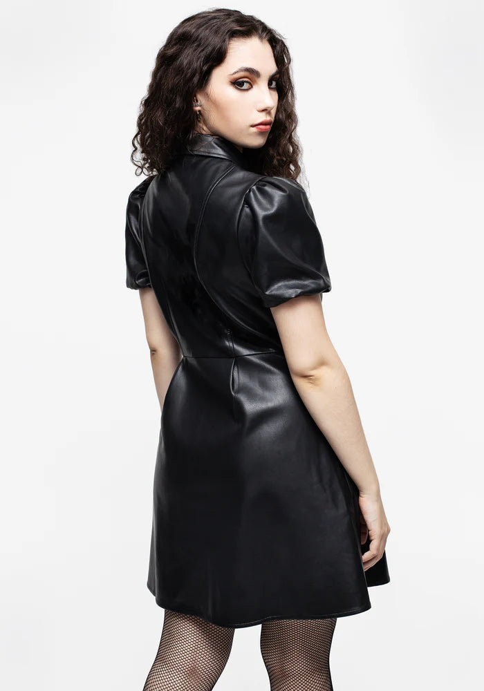 Vestido Mini con Broches de Ouija