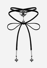 Gargantilla de cordón gótico con gárgola