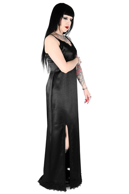 Vestido Seda Oscura
