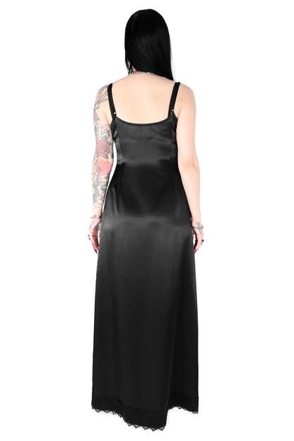 Vestido Seda Oscura
