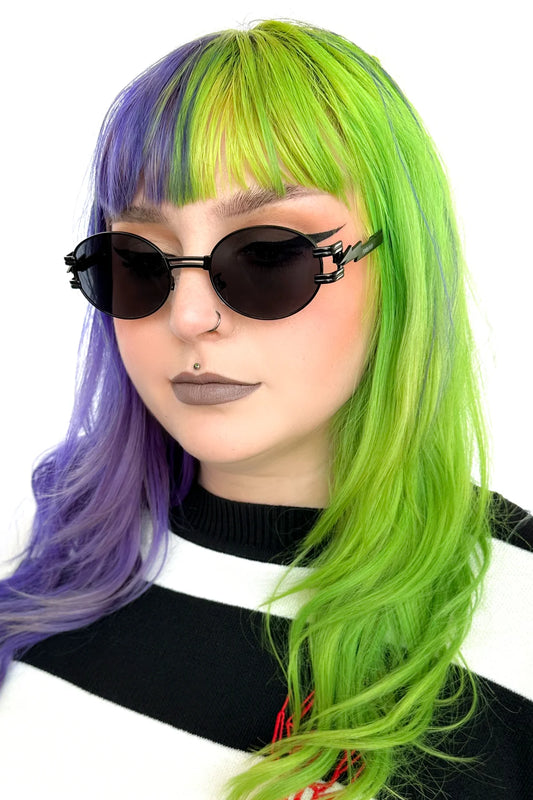 Gafas redondas Black Lightning.