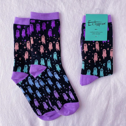 Calcetines con Fantasmas Arcoíris