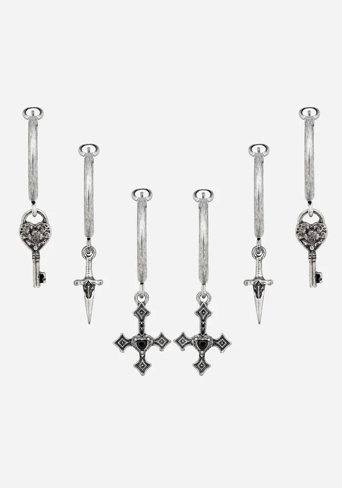 Set de Aros Romance Gótico