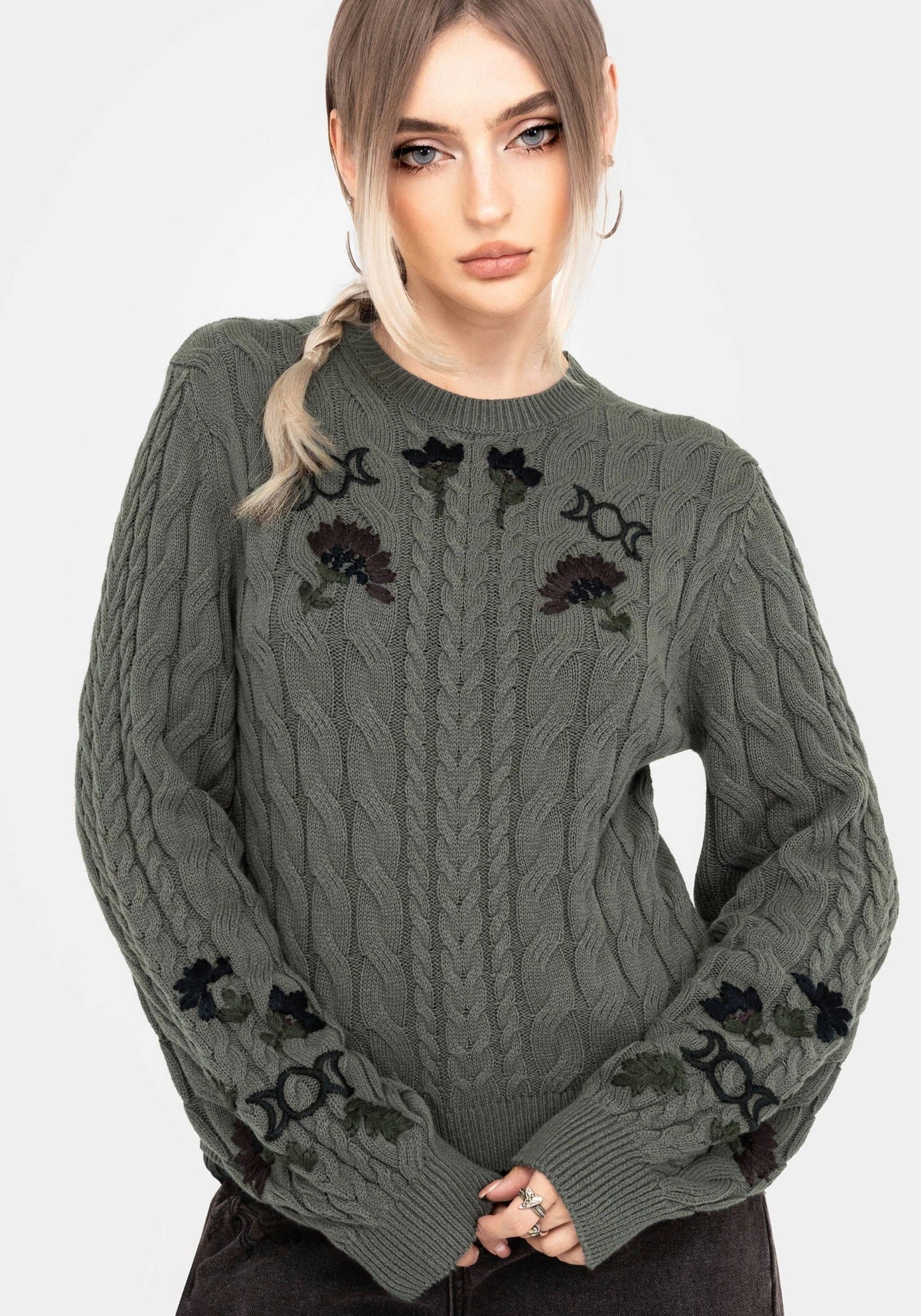 Jersey Clara de Flores Bordadas