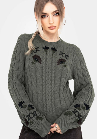 Jersey Clara de Flores Bordadas