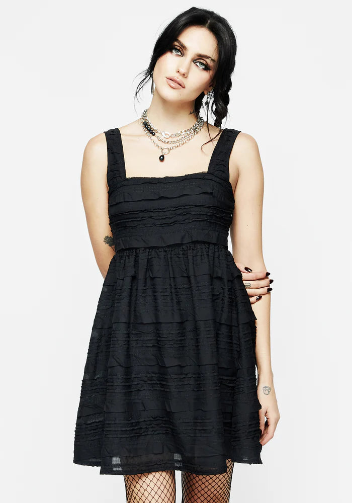 Vestido Mini Babydoll Negro