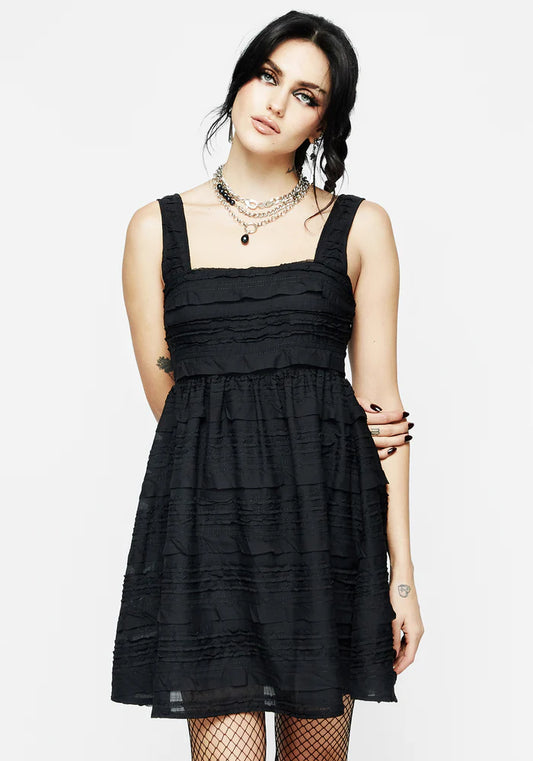 Vestido Mini Babydoll Negro
