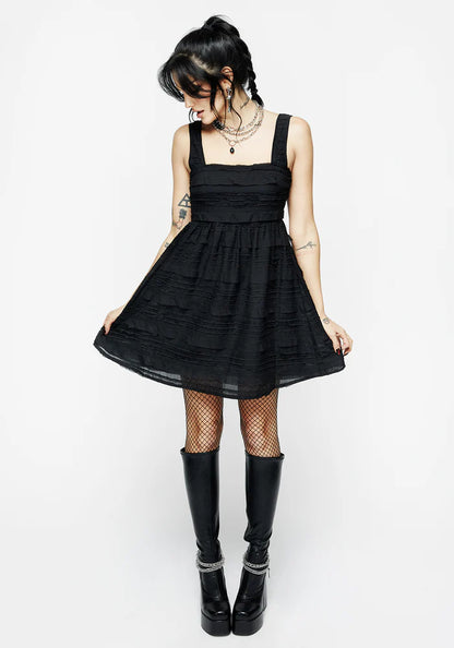 Vestido Mini Babydoll Negro