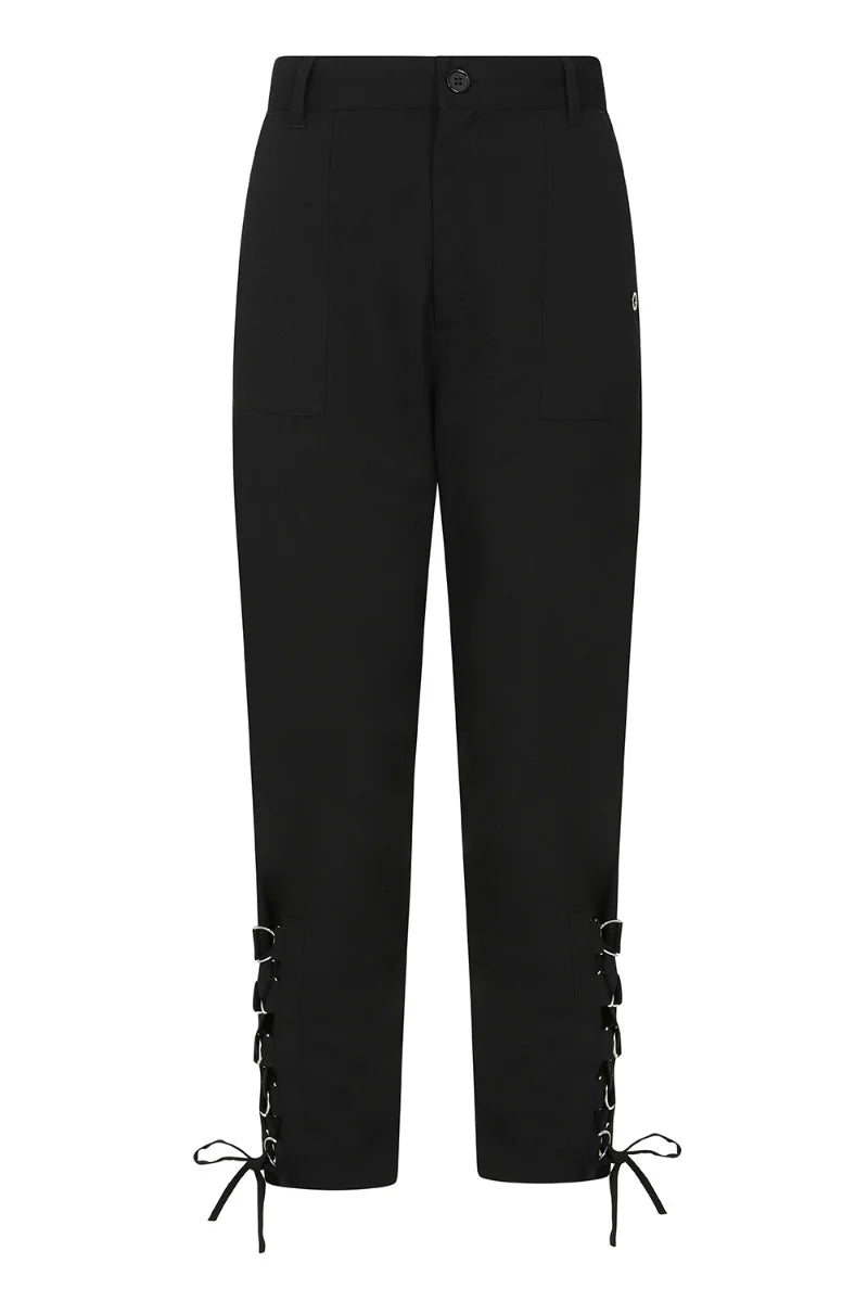 Pantalón negro cropped