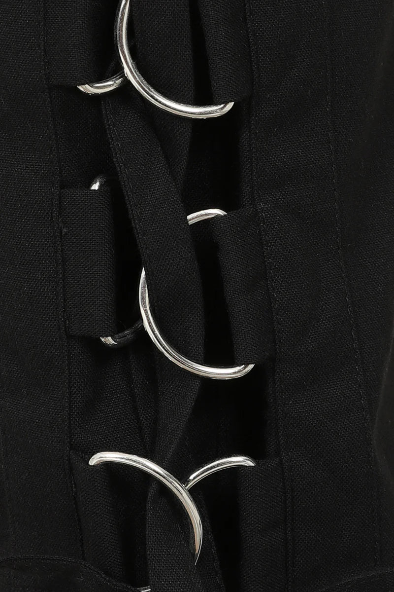 Pantalón negro cropped